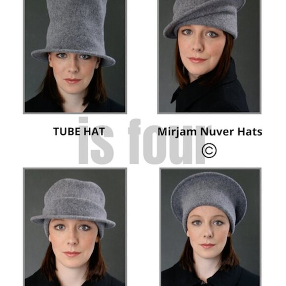 Mirjam Nuver Accessories - MIRJAM NUVER Amsterdam Tube Hat - Convertible 4 Way Styling